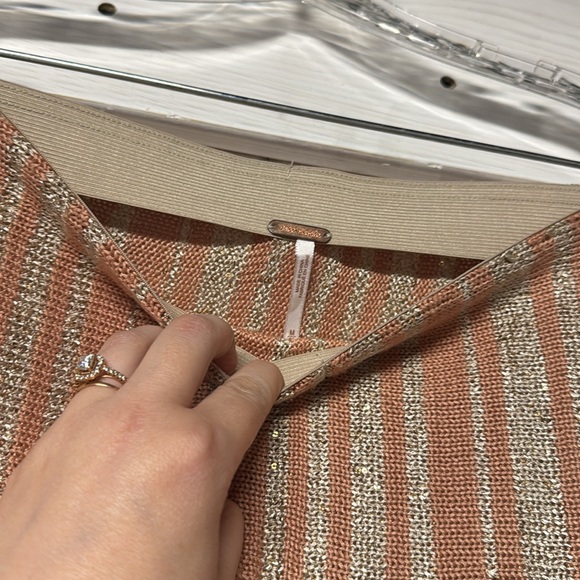 Free People Beach Bash Sweater Set Size Medium Peach Rare - Picture 7 of 9